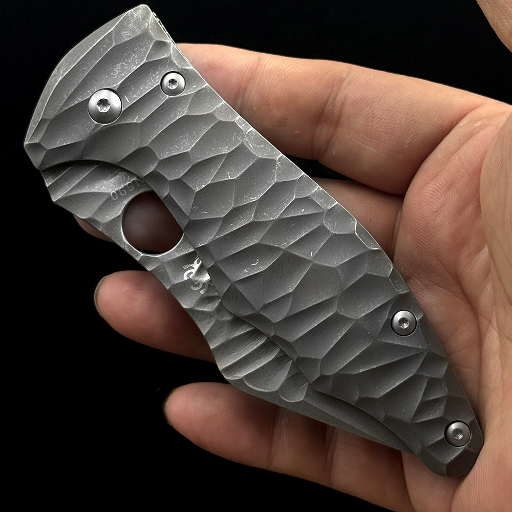 C85 TIP Yojimbo Titanium Bearing N690 Blade Knife