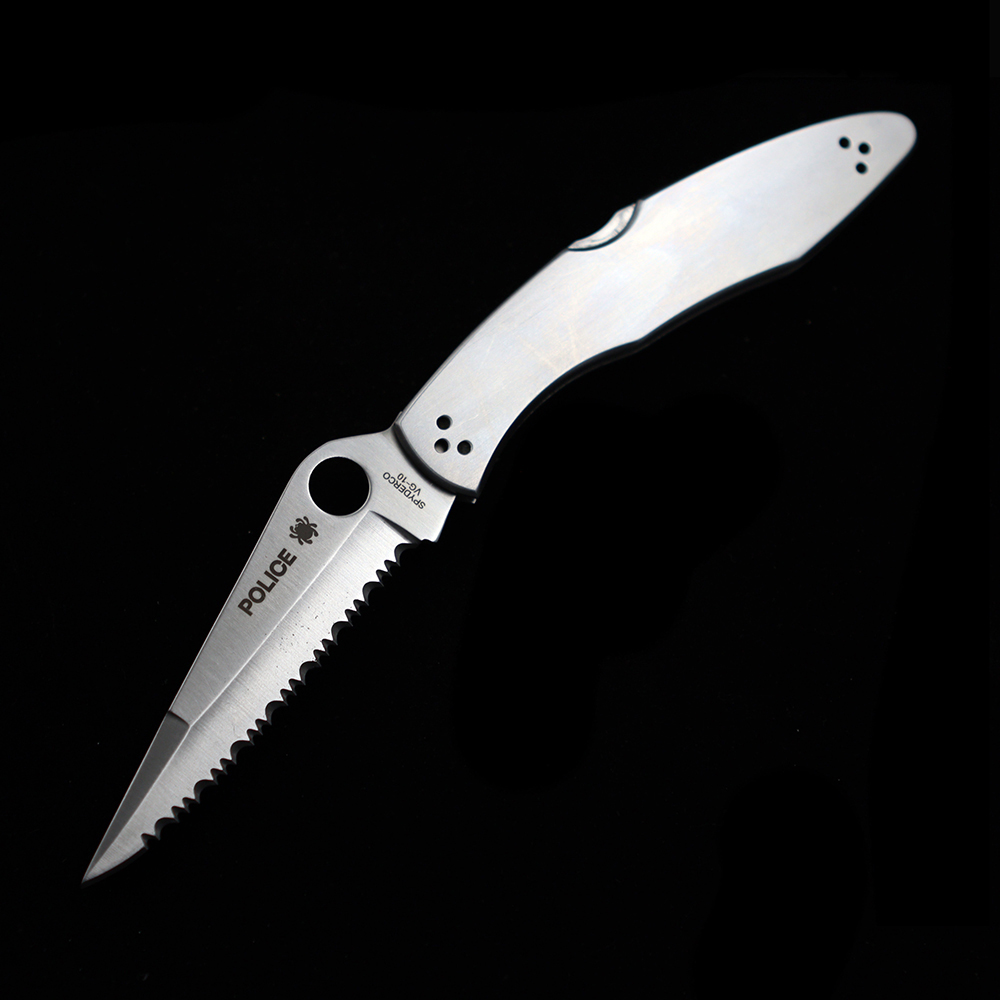 C07 Police Steel Handle Knife