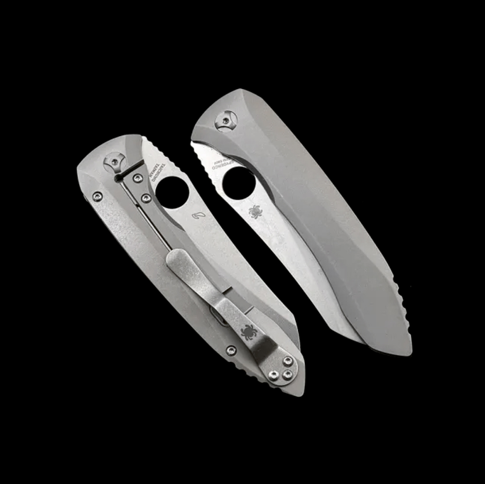 C238TIP Rassenti Paysan Titanium Handle Knife