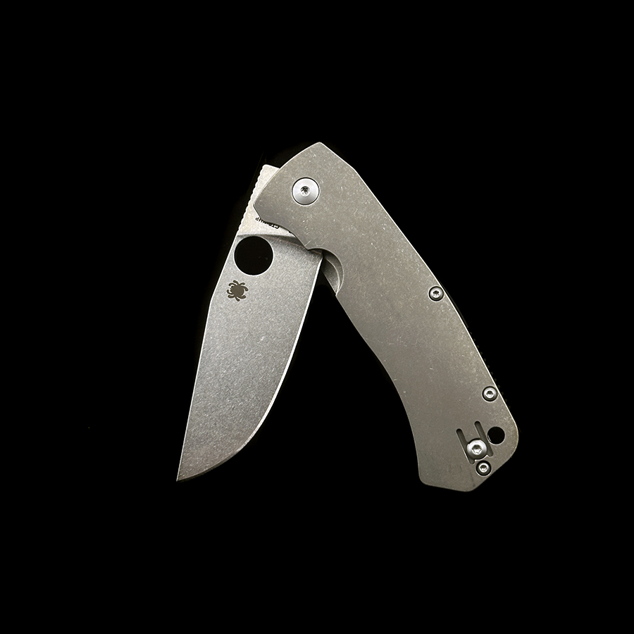 C186TIP Slysz Bowie bearing Titanium Knives