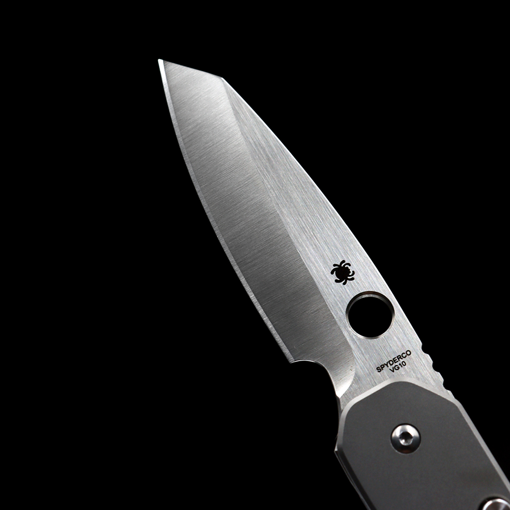 C240TIP Kevin Smock %100 VG10 Blade, Titanium handles Knife