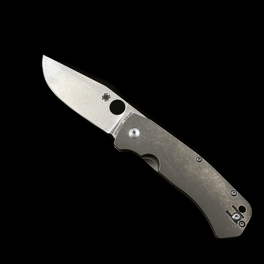 C186TIP Slysz Bowie bearing Titanium Knives