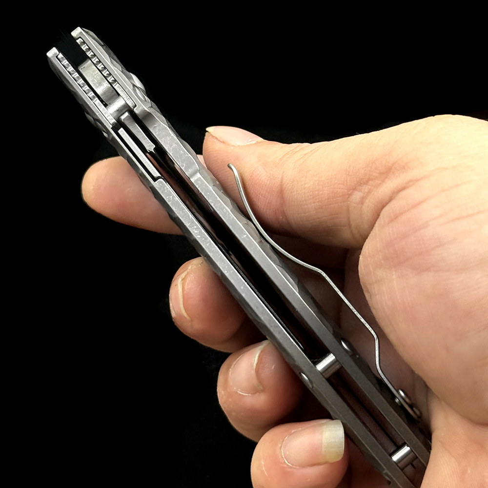 C85 TIP Yojimbo Titanium Bearing N690 Blade Knife