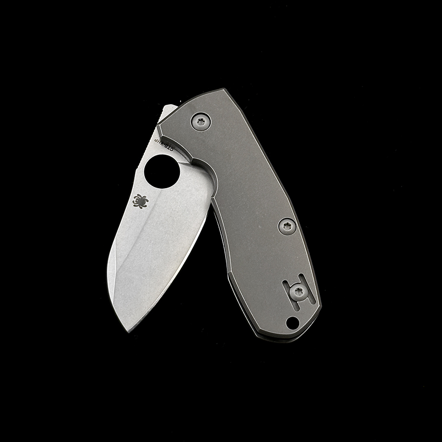 C158TIP Titanium Handles Folding Knife