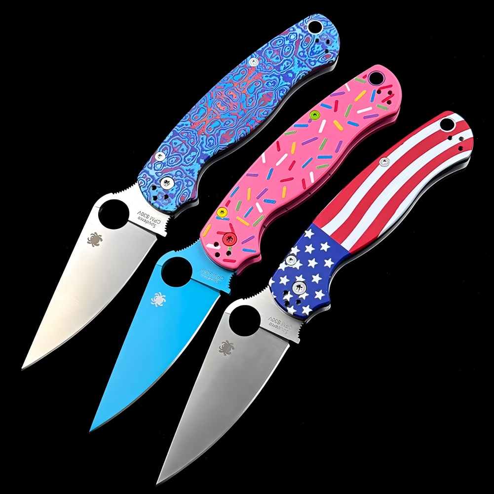C81ALL Para2 Bearing Aluminum alloy handle Knife
