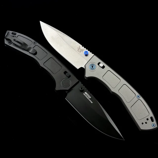 BM 748 Narrows  Titanium M390 Blade  AXIS Folding Knife