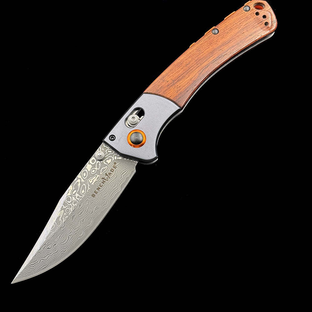 BM 15080-2 Hunt Damascus AXIS Folding Knife