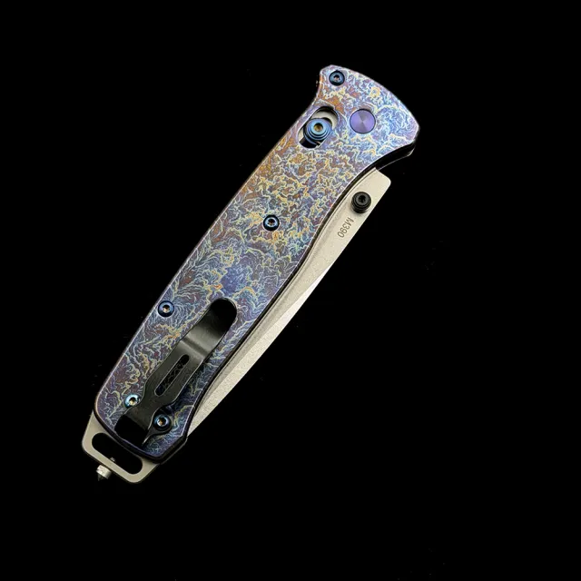 BM 537 Bailout Titanium alloy Handle  Knife