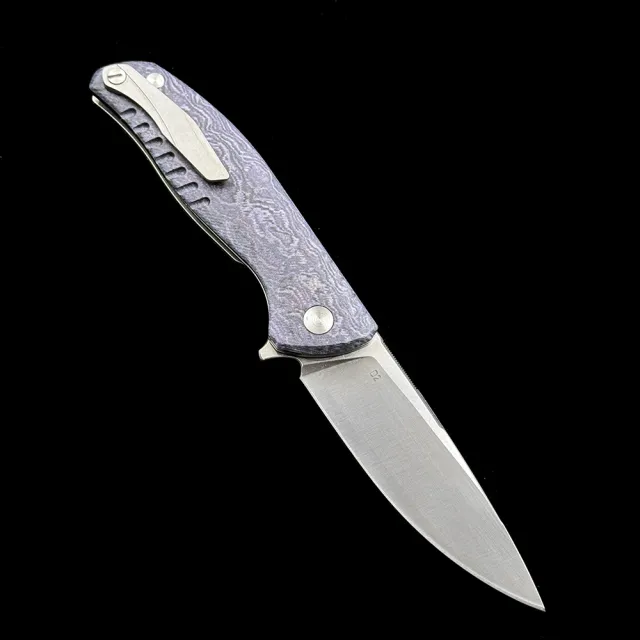 Shirogorov F3 G10 handle D2 blade folding knife