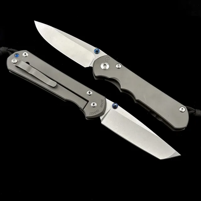 Chris Reeve 21TH/25TH Anniversary Titanium Handle Folding Knife