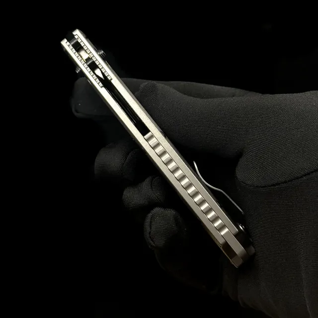 BM 15535 TIP Hunt Taggedout AXIS 100% 14C28N Titanium Folding Knife