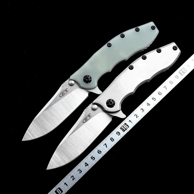 ZT 0562 0562CF Hinderer Flipper  Folding Knife