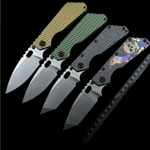 Strider SMF Aluminum +TC4 Titanium Handle Folding Knife