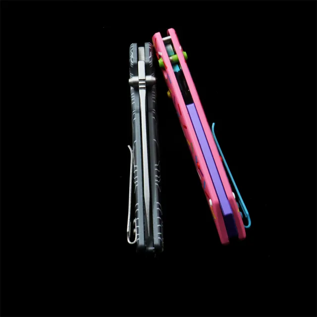 KS 2038 Iridium DuraLock Folding Knife  D2 Blade Aluminum Handles