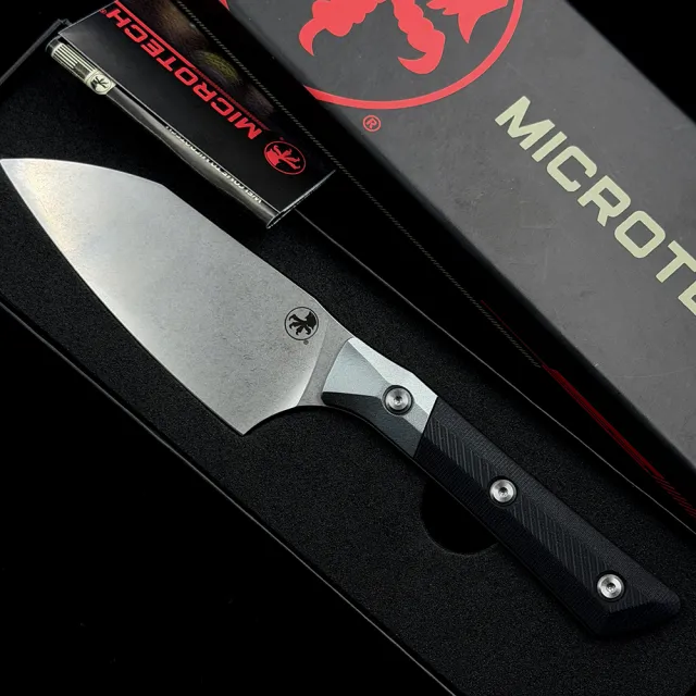 MT Santoku Kitchen Fixed Blade Knife