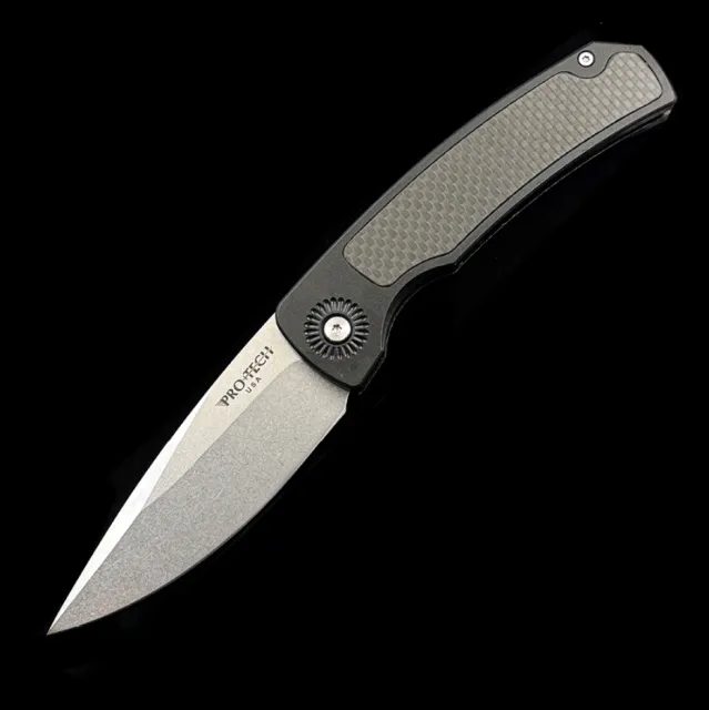 PROTECH BR-2 Whiskers Auto Folding Knife Outdoor Camping Hunting Pocket EDC Tool Knife