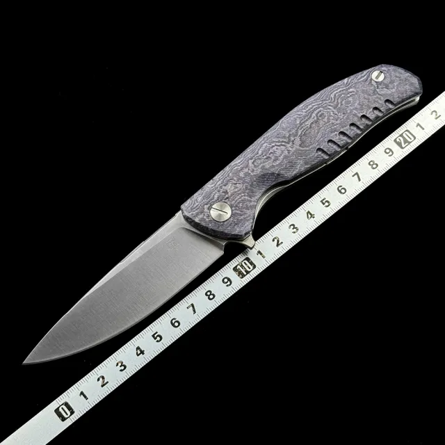 Shirogorov F3 G10 handle D2 blade folding knife
