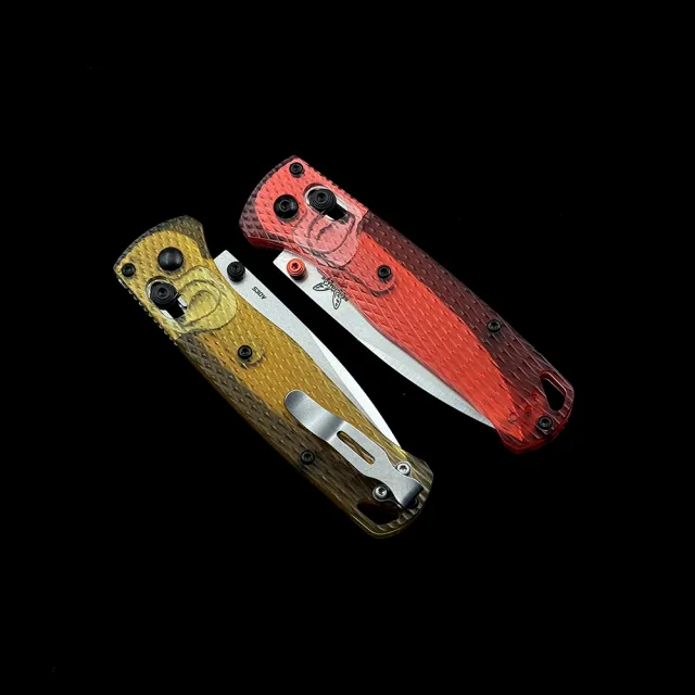 BM 535 Bearing Bugout AXIS PEI/ Acrylic handle Folding Knife