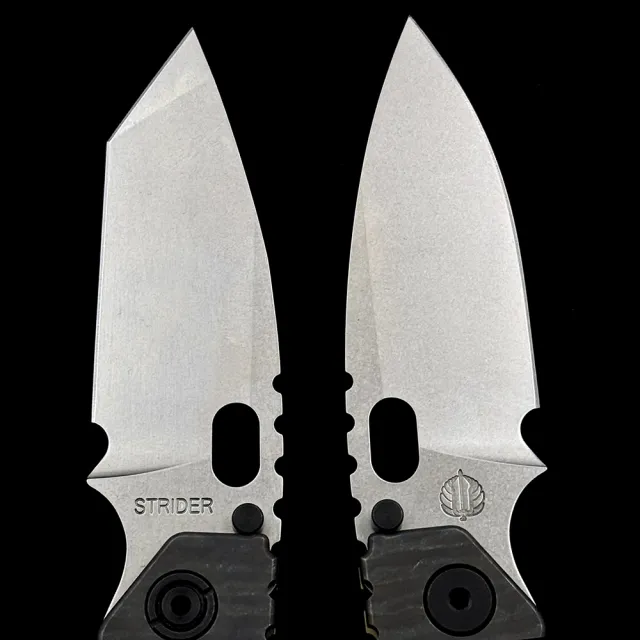 Strider SMF Aluminum +TC4 Titanium Handle Folding Knife