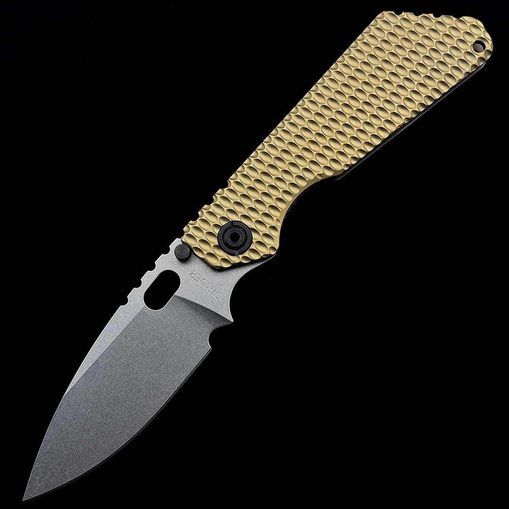 Strider SMF Aluminum +TC4 Titanium Handle Folding Knife