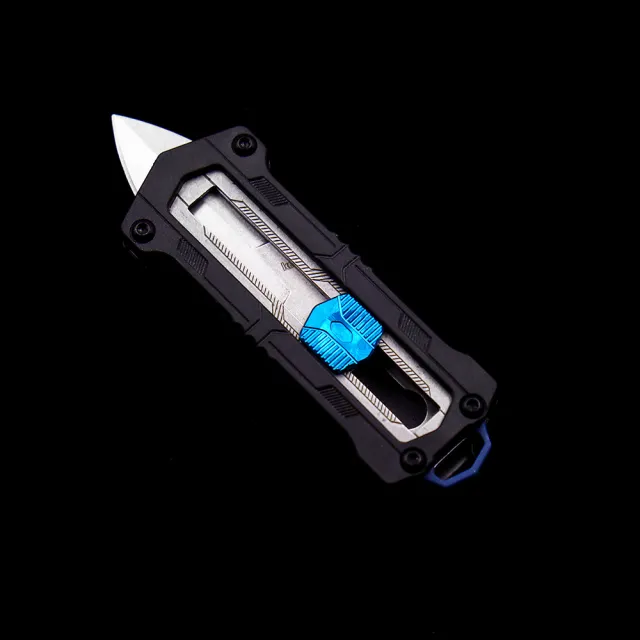 OEM KS 1190 Jens Anso Kapsule Sliding Button Lock Manual OTF Knife GFN Handles