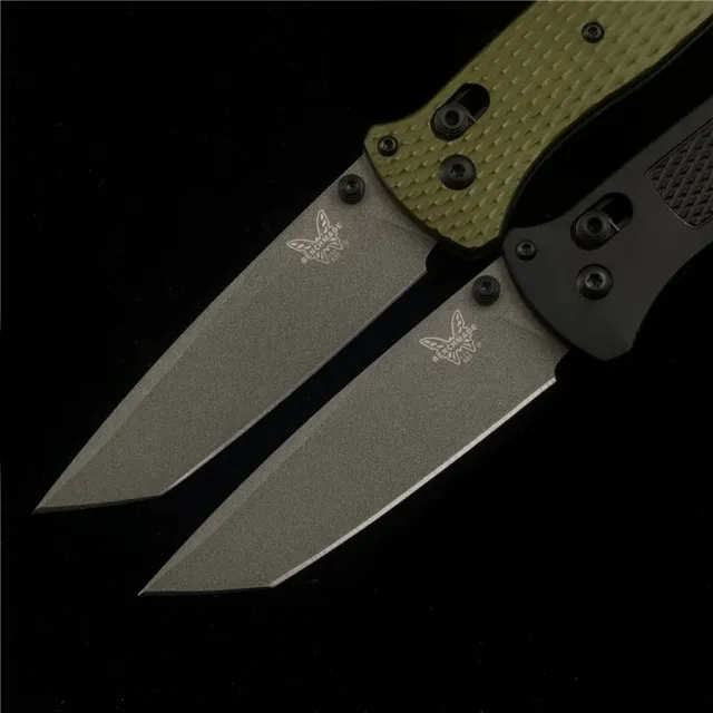 BM 537GY Bailout AXIS Aluminum Handle 3V Blade Folding Knife