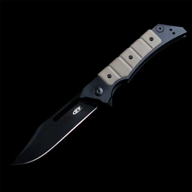 ZT 0223 Flipper Fish Fin KVT Bearing Folding Knife