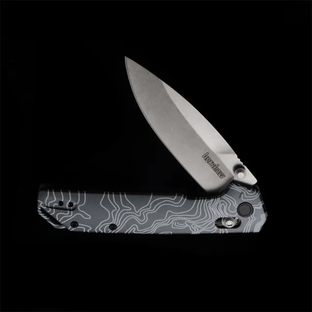 KS 2038 Iridium DuraLock Folding Knife  D2 Blade Aluminum Handles