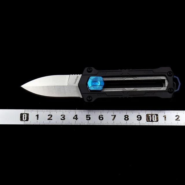 OEM KS 1190 Jens Anso Kapsule Sliding Button Lock Manual OTF Knife GFN Handles