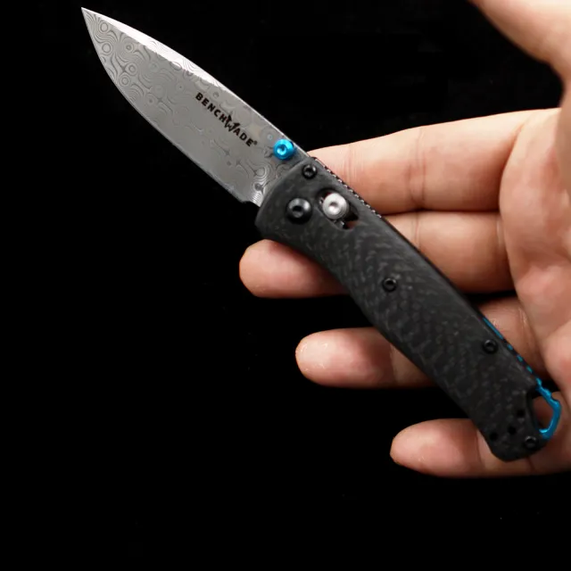 BM Mini 533-3 S90V/ Damascus AXIS Folding Knife