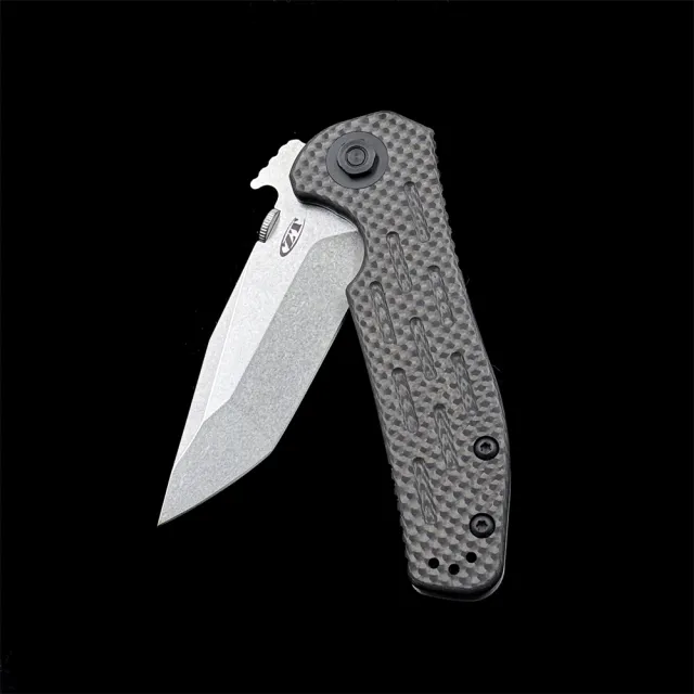 ZT 0620CF Emerson Tanto Carbon Fiber Bearing Folding Knife