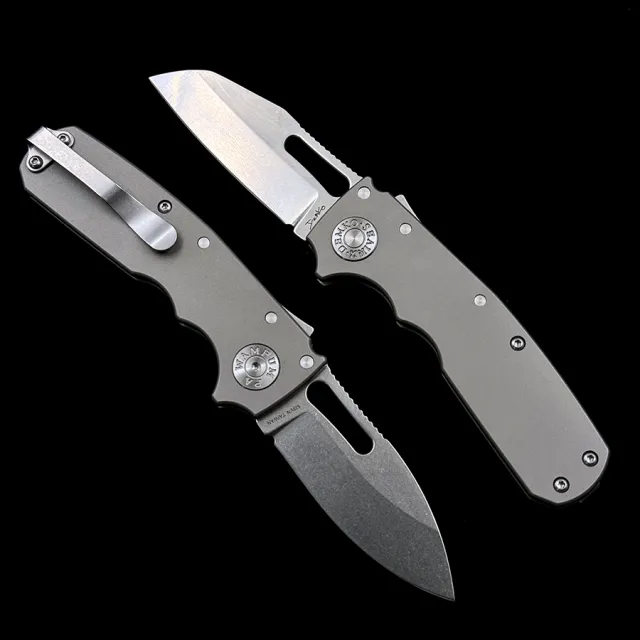 Andrew Demko Shark Cub Deep Carry Ceramic Bearing Titanium Handle Mark S35VN Pocket Folding Tactical Camping Hunting EDC Tool Knife