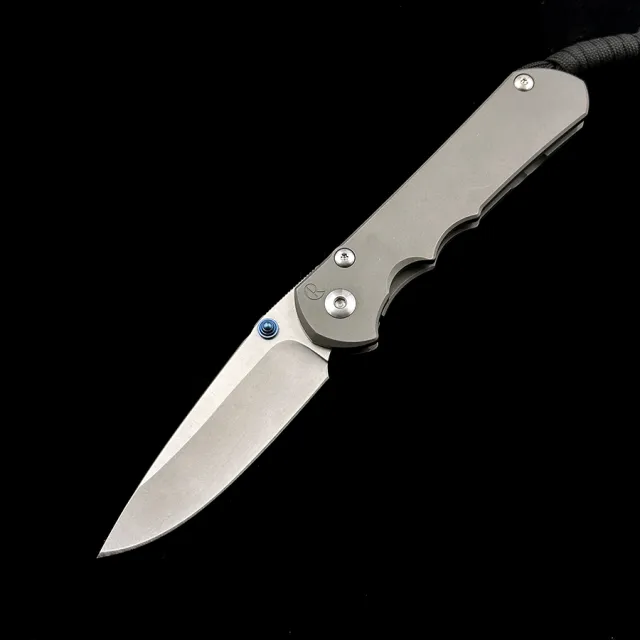 Chris Reeve 21TH/25TH Anniversary Titanium Handle Folding Knife