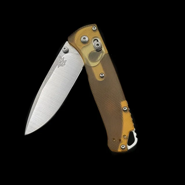 BM 535 PEI BUGOUT AXIS 100% 14C28N blade Folding Knife