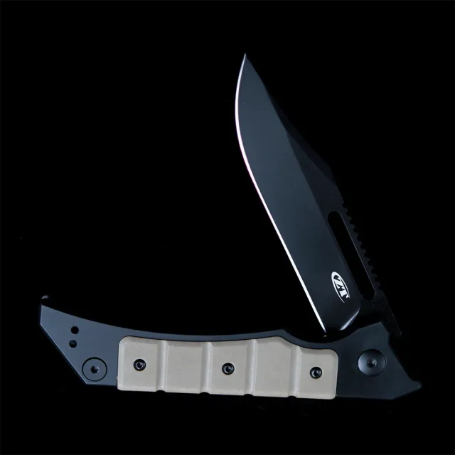 ZT 0223 Flipper Fish Fin KVT Bearing Folding Knife