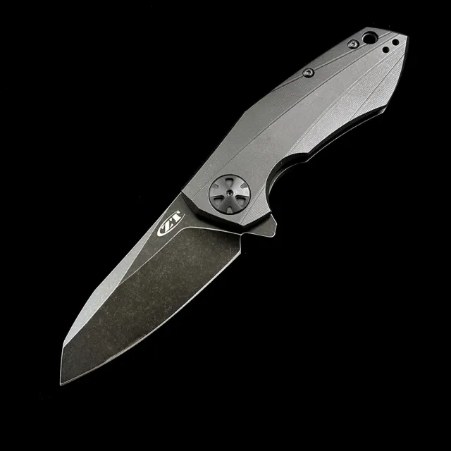 ZT 0456 Ceramics Bearing Folding Knife Mark 204P Titanium Handle Outdoor Camping Hunting EDC Tool Knife
