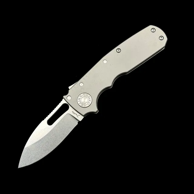 Andrew Demko Shark Cub Deep Carry Ceramic Bearing Titanium Handle Mark S35VN Pocket Folding Tactical Camping Hunting EDC Tool Knife