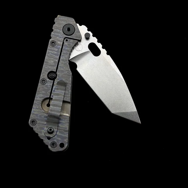 Strider SMF Aluminum +TC4 Titanium Handle Folding Knife