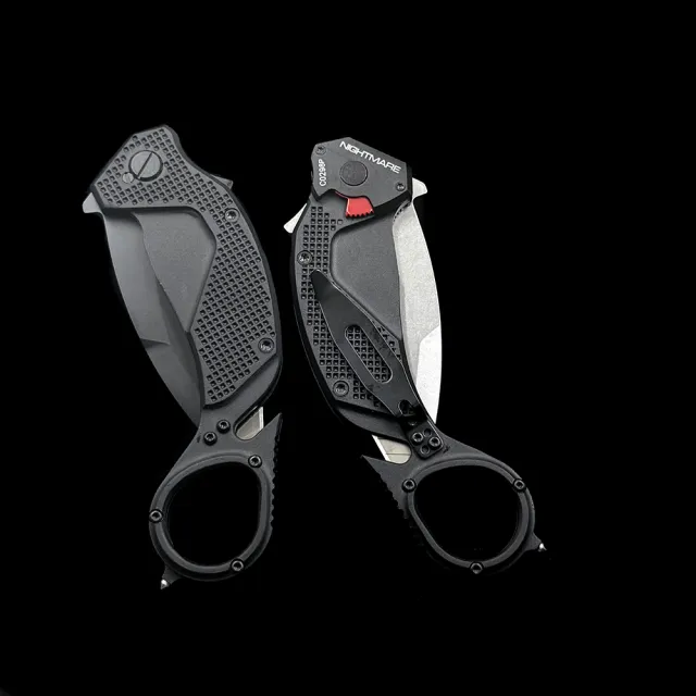 Extrema Ratio Nightmare Karambit Liner Lock Knife Black Aluminum