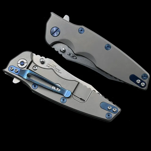 ZT 0392 Ceramic Bearing TC4 Titanium Handle Folding Knife Outdoor Camping Hunting Pocket EDC Tool Knife