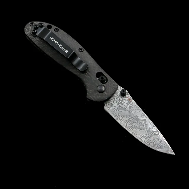 BM 556 Griptilian AXIS Damascus  folding knife