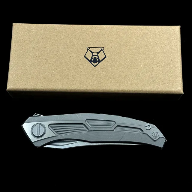 Shirogorov Quantum Folding Knife M390 Blade Outdoor Camping Hunting Pocket EDC Tool Knife