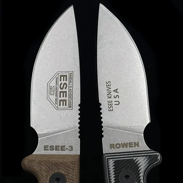 ESEE-3 Rowen Tactical Small Straight Knife