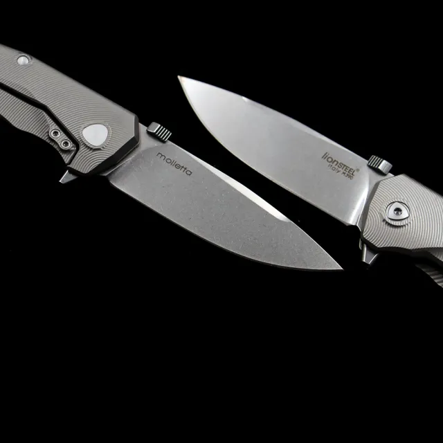 LionSteel TRE Three Rapid Exchange Folder M390 Blade Titanium Handles