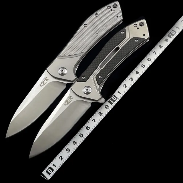 ZT 0801 TODD REXFORD Steel Handle Folding Knife
