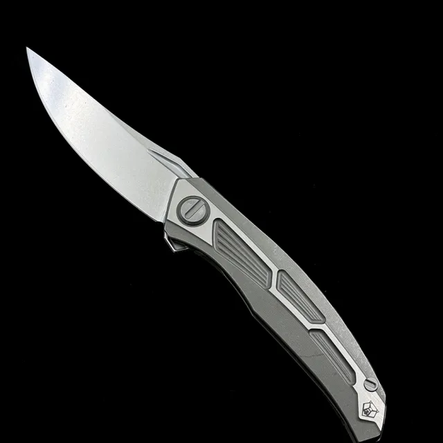 Shirogorov Quantum Folding Knife M390 Blade Outdoor Camping Hunting Pocket EDC Tool Knife
