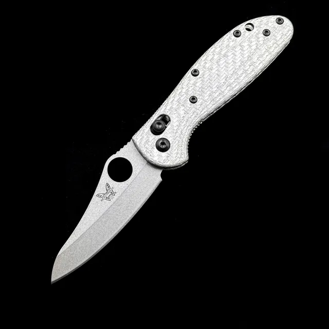 BM MINI 555-1 556-1 Griptilian AXIS Bearing Carbon fiber handle Folding Knife