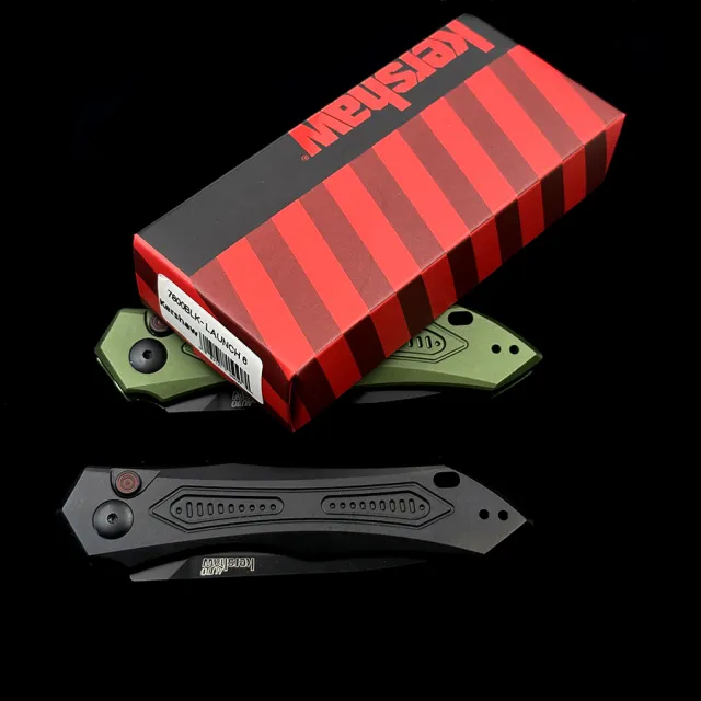 KS 7800BLK Launch 6 AUTO Folding Knife 3.75