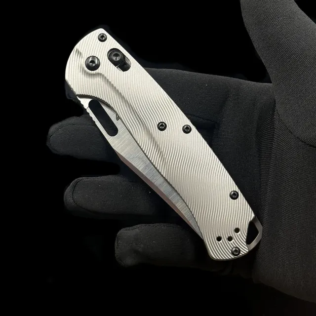 BM 15535 TIP Hunt Taggedout AXIS 100% 14C28N Titanium Folding Knife