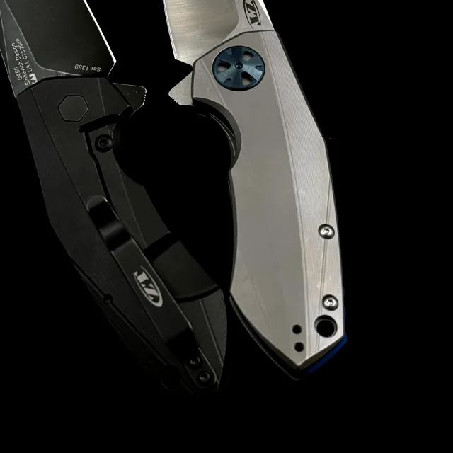 ZT 0456 Ceramics Bearing Folding Knife Mark 204P Titanium Handle Outdoor Camping Hunting EDC Tool Knife